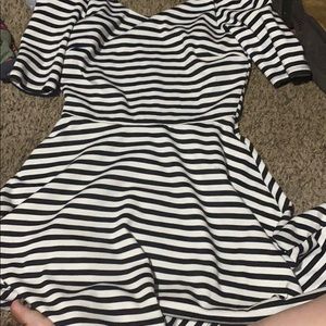 Black and white dress